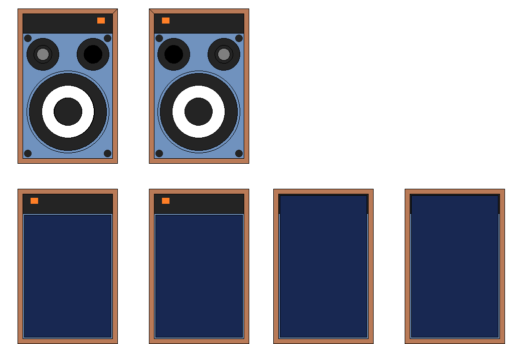 АС по типу JBL 4312M