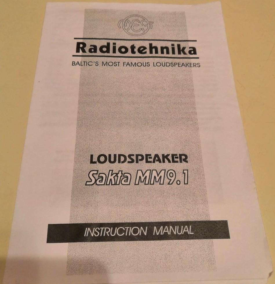 Radiotehnika Sakta MM 9.1