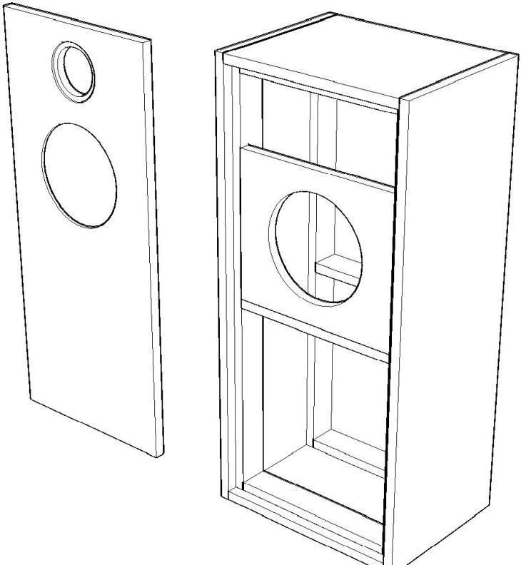 2-х полосная АС (10 ГДШ-1-4 + AL-100)