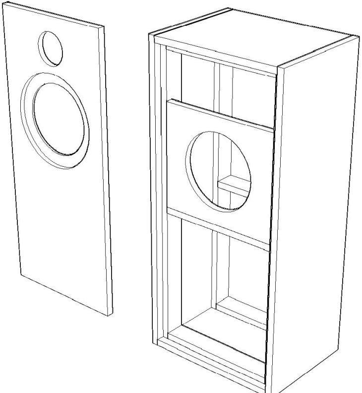 2-х полосная АС (10 ГДШ-1-4 + AL-100)