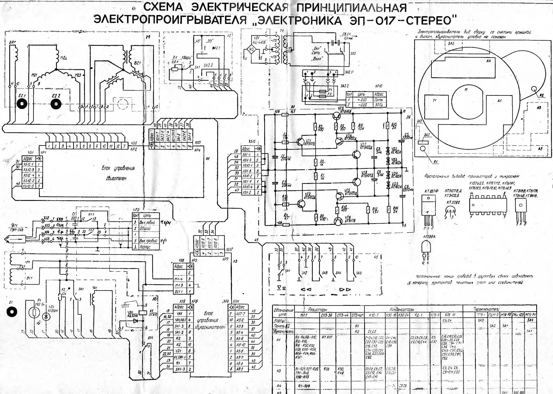 Электроника ЭП-017-стерео