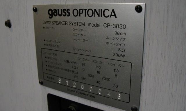 Gauss Optonica CP-3830