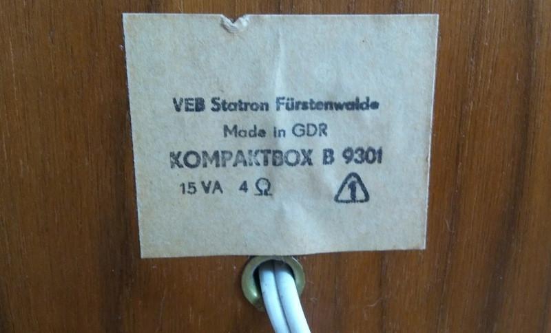 RFT Kompaktbox B 9301