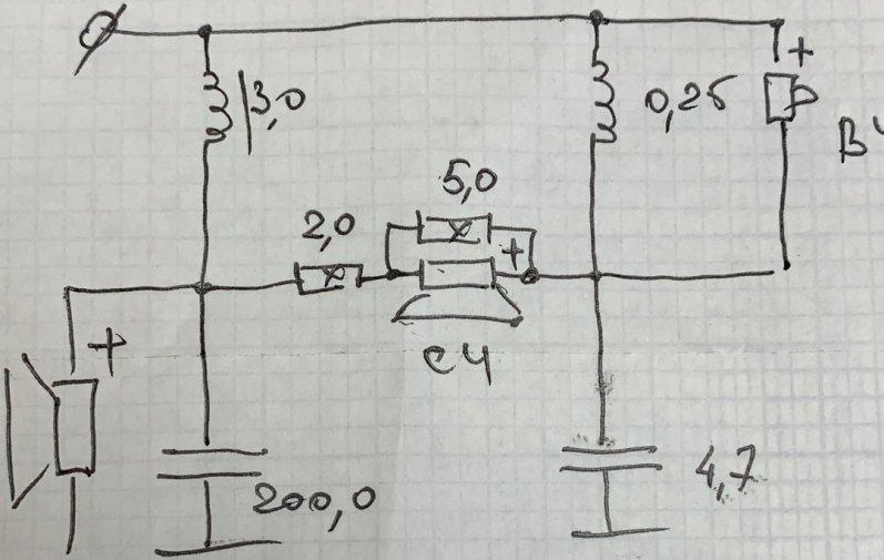 3-х полосная АС (Focal RSB-250 +Teac TE-M65 + HIFI DIY)