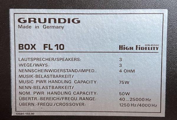 Grundig Box FL 10