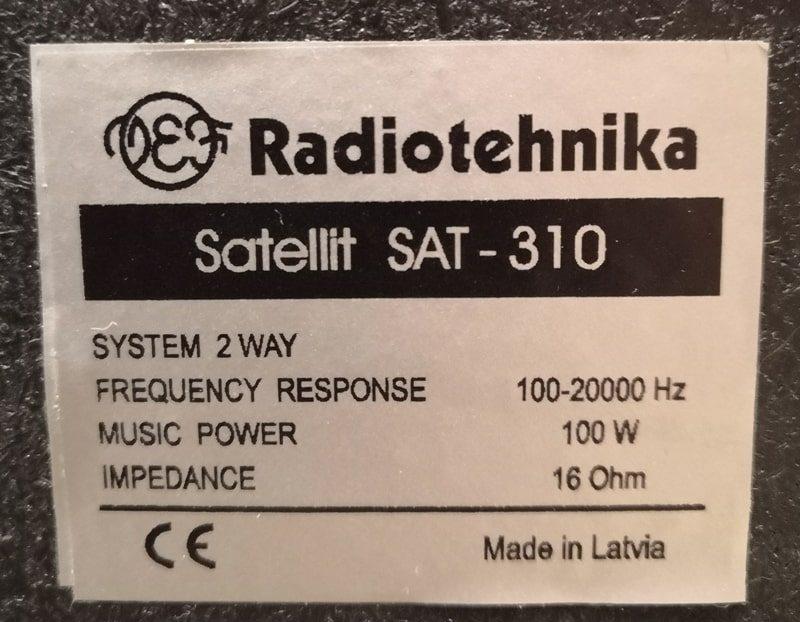 Radiotehnika SAT-310