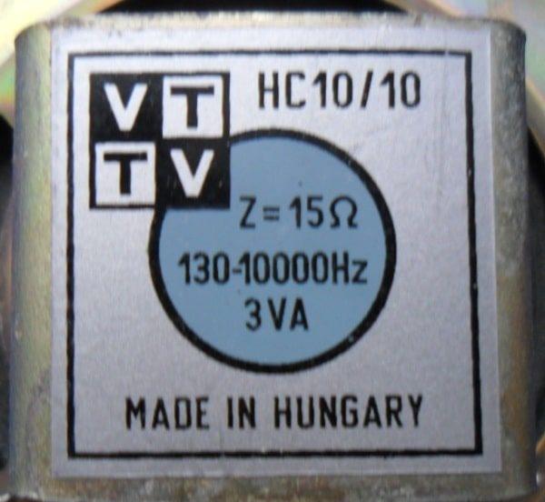 Videoton HC10/10
